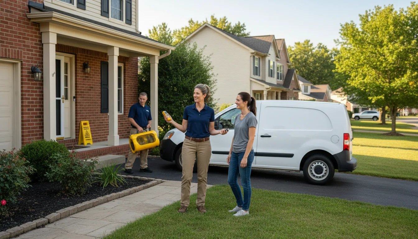 Water restoration image for Home Water Damage Repair in Carlton, TX